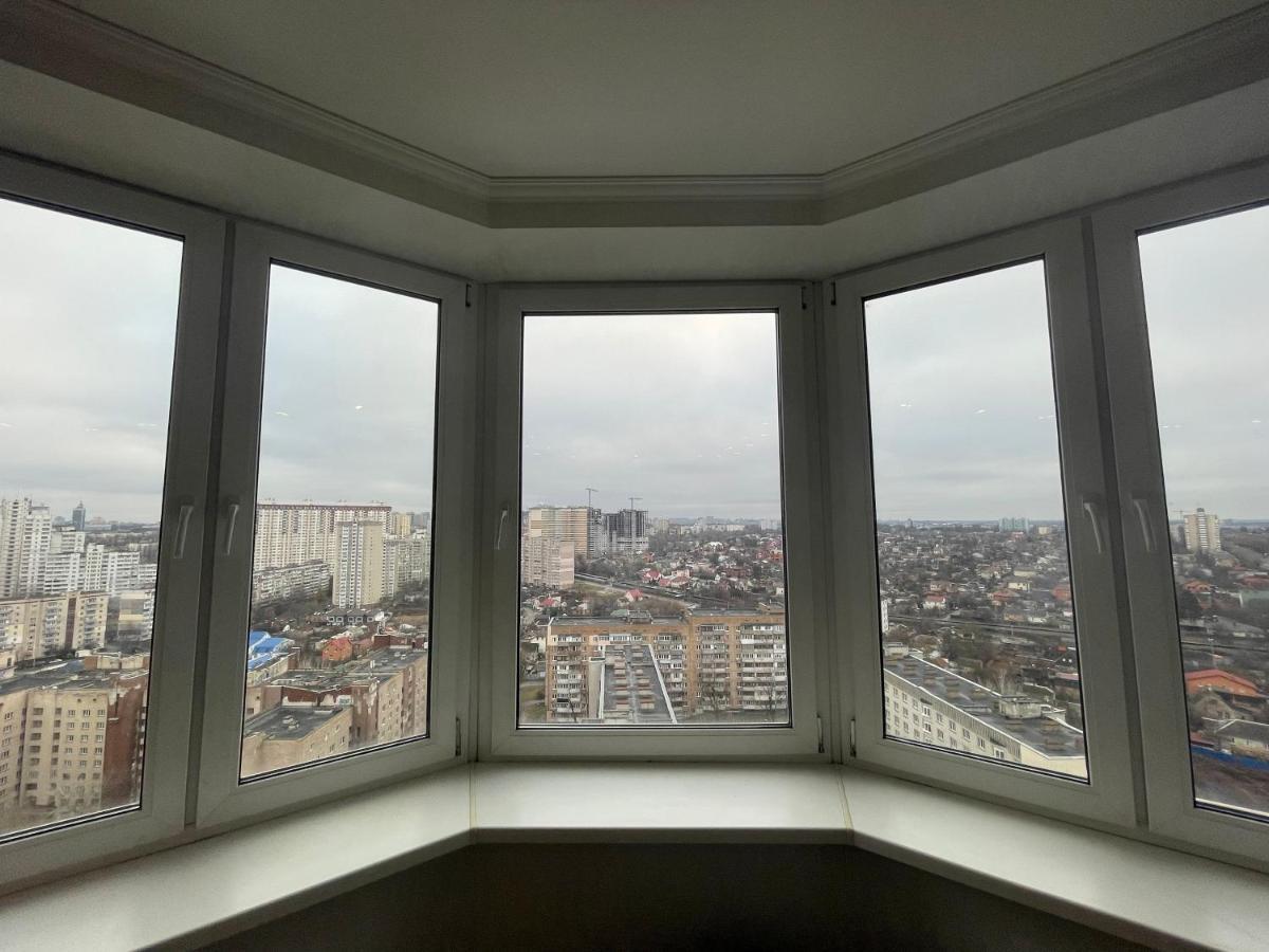 View Apartments, 22 Floor With 2 Rooms Kiev Exteriör bild